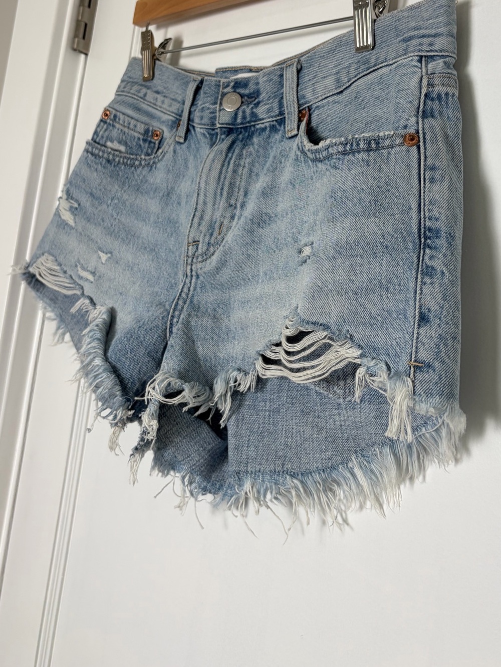 Pistola distressed denim shorts - Picture 9 of 16
